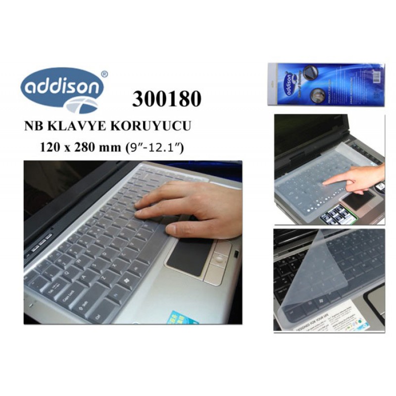 Addison 300180 9"-12.1" Notebook Klavye Koruyucu