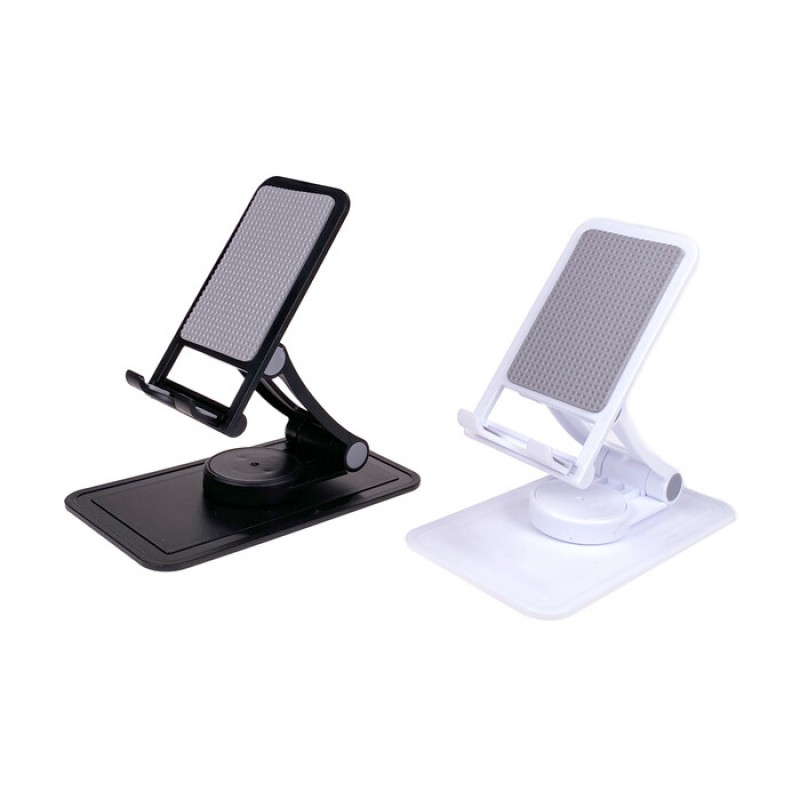 Avec S188 18li Karton Stanlı Oynar Başlıklı Hareketli Telefon Standı (Siyah -Beyaz ) Plastik