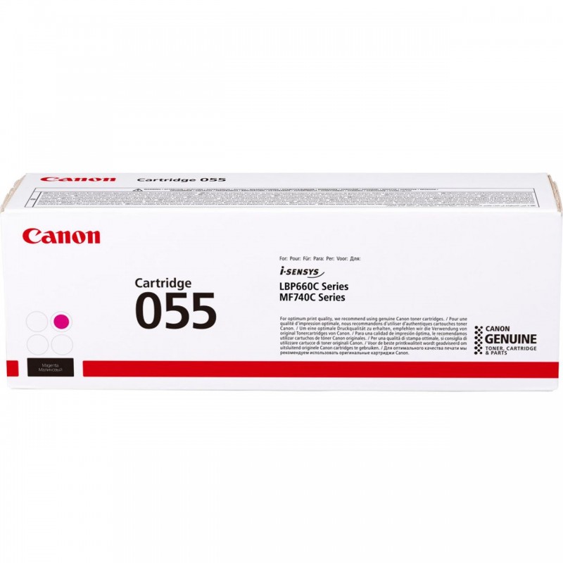 Canon CRG-055H M Magenta Kırmızı 2.100 Sayfa Toner MF742