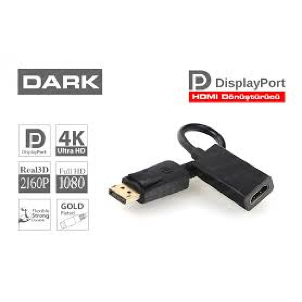 Dark DK-HD-ADPXHDMIV2 Display Port - Hdmı Dönüştürücü
