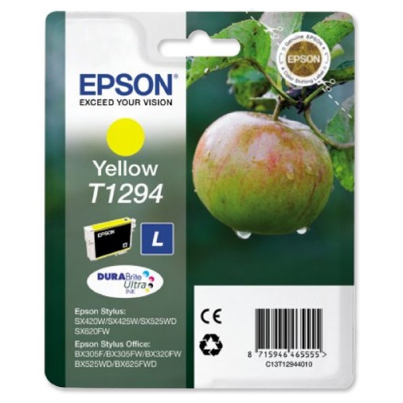 Epson BX305-320 SX425 Yellow Sarı Mürekkep Kartuş T12944022