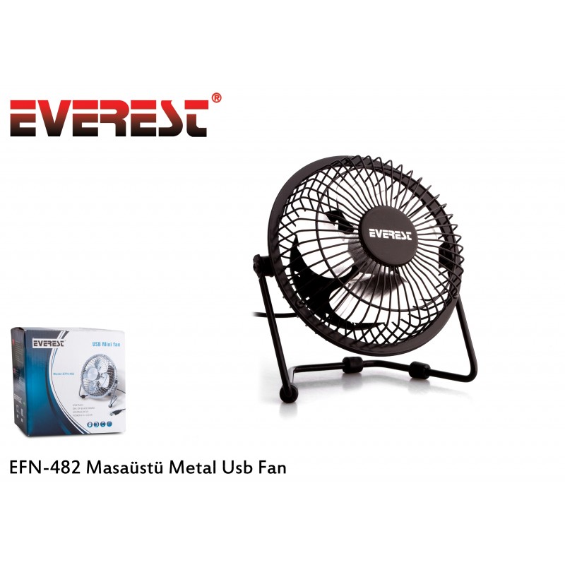 Everest EFN-482 Metal Usb Vantilatör