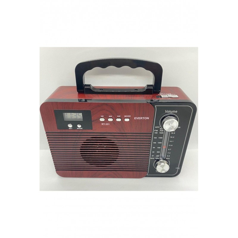 Everton RT-351 Bluetooth-USB-SD-FM-AUX-TF Şarjlı Nostaljik Radyo