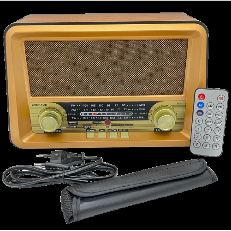 Everton RT-825 Bluetooth-USB-SD-FM Şarjlı Nostaljik Radyo