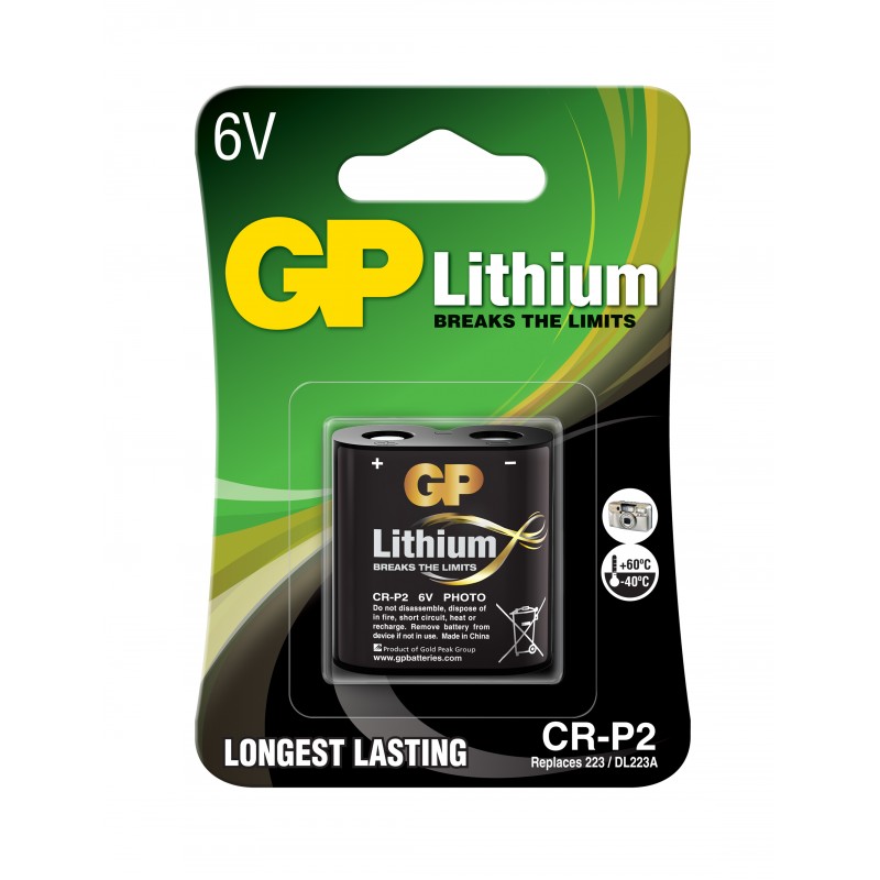 GP CRP2 6V Lityum Fotoğraf Makinesi Pili