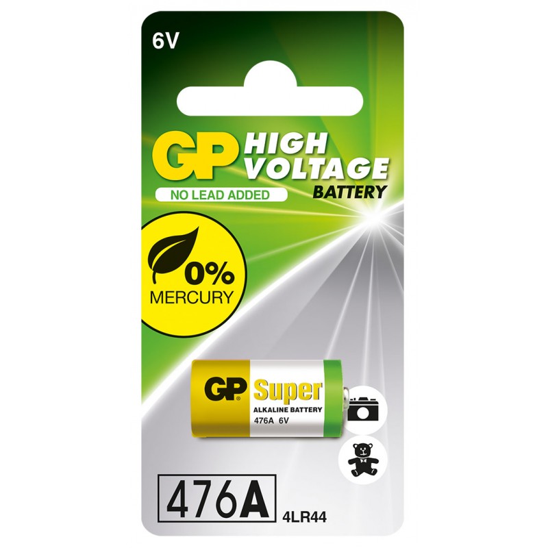 GP GP476A 4LR44 6V Yüksek Voltaj Alkalin Pil