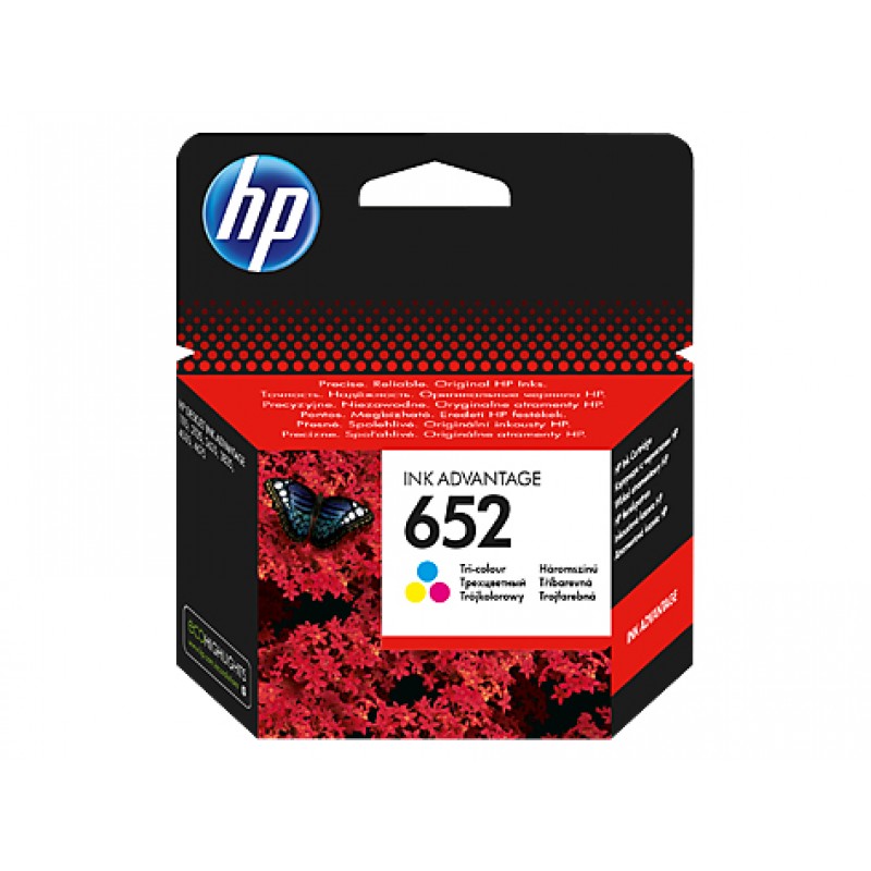 HP 652 Color Renkli Kartuş F6V24AE