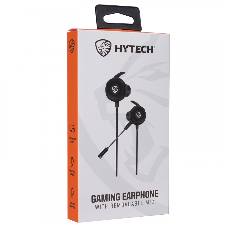 Hytech HY-GK1 3,5 Oyuncu Esnek Mikrofonlu Siyah Kulakiçi Kulaklık