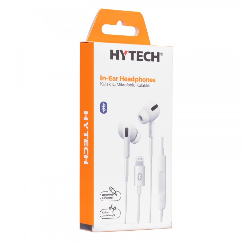 Hytech HY-XBK52 Beyaz Bluetooth Kulak içi Mikrofonlu Kulaklık