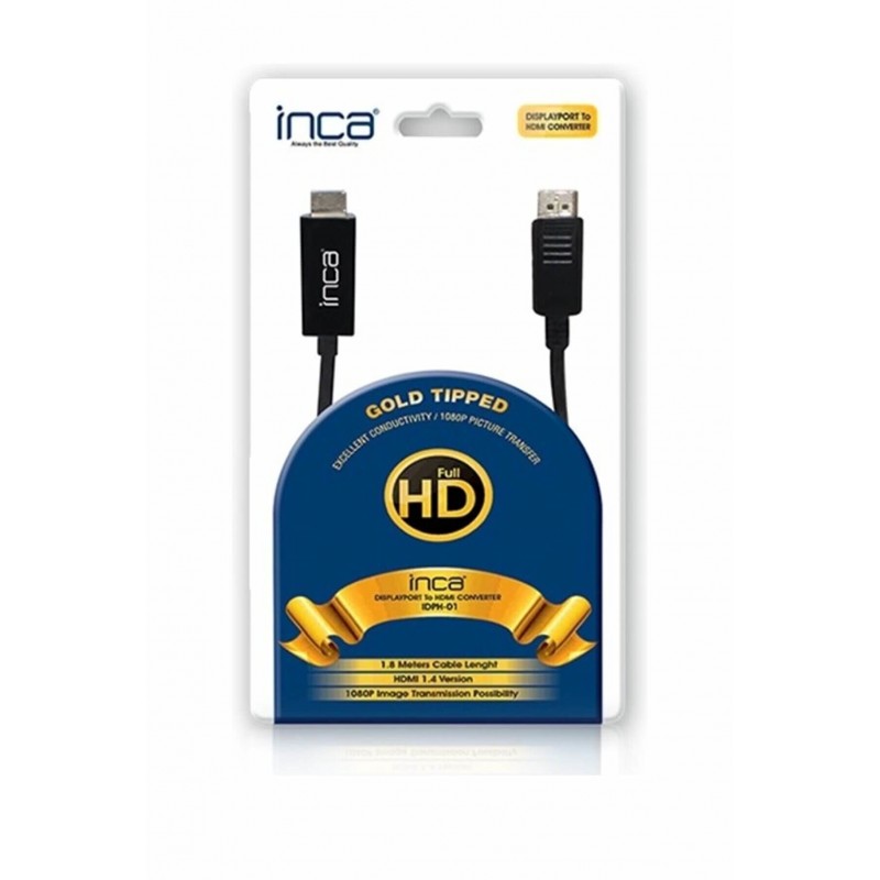 Inca IDPH-01 Displayport To Hdmı 1,8mt