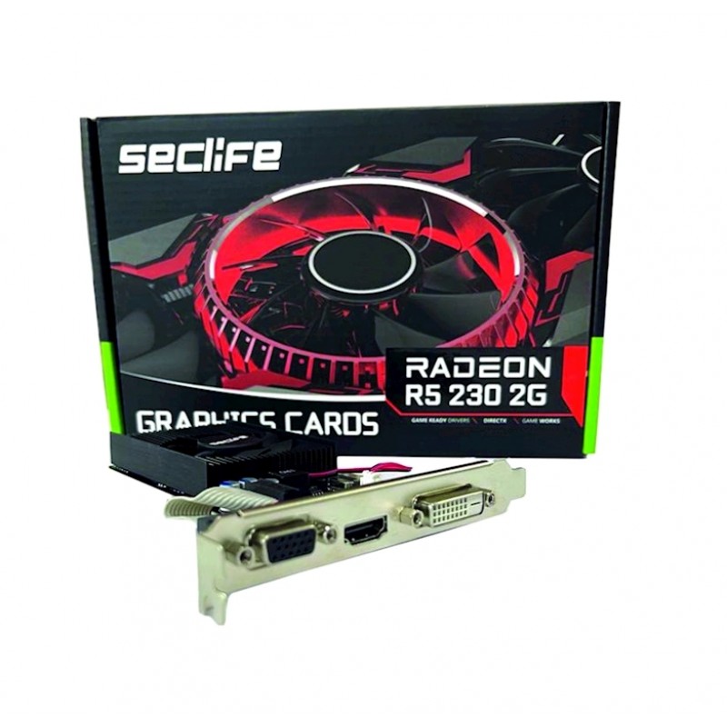 Seclife Radeon R5 230 2GB DDR3 64Bit DVI HDMI VGA Ekran Kartı
