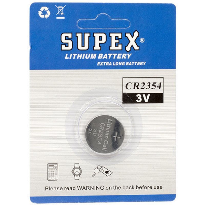 Supex CR2354 3V Lityum Tekli Paket Pil
