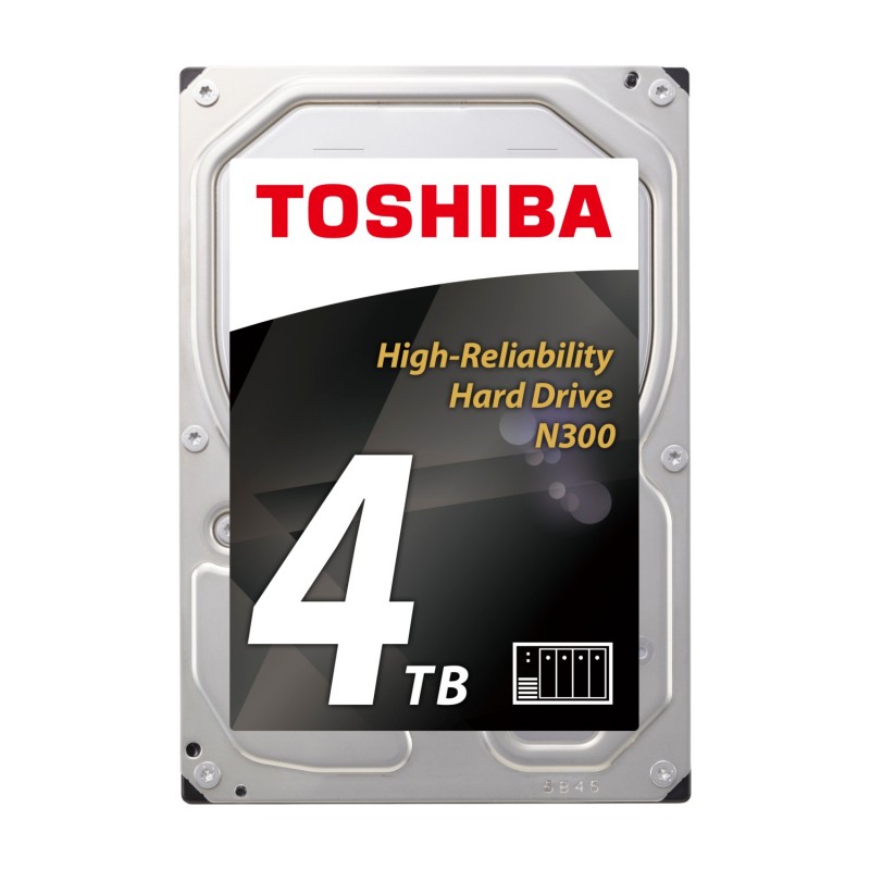 Toshiba 4TB N300 HDWQ140UZSVA 7200RPM 3.5" 128MB Cache Sata 3 NAS Disk