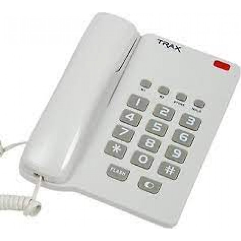 TRAX TD205 Beyaz Kablolu Masaüstü Telefon